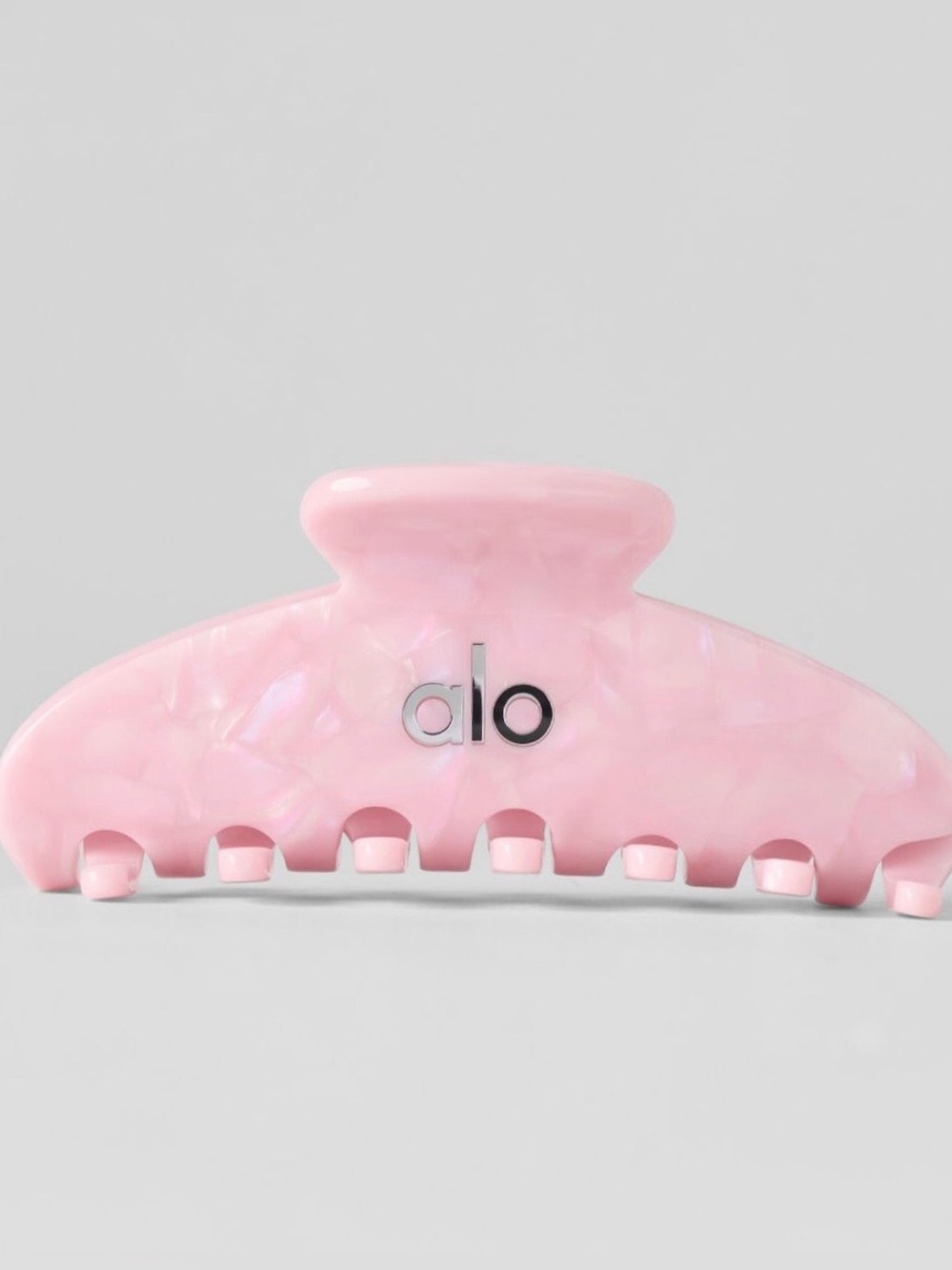 ALO Yoga 90’s  Claw Clip PINK MARSHMALLOW Shell Authentic NWT